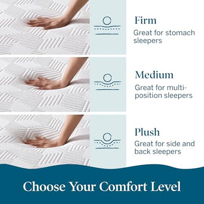 ® 10" Firm Gel Memory Foam Mattress – Bamboo Charcoal & Cooling Gel –, view 5