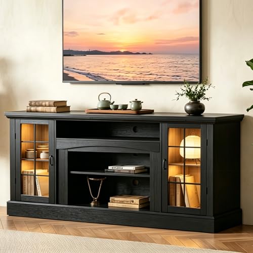 70" Farmhouse TV Stand for TVs up to 80 Inches, view 2