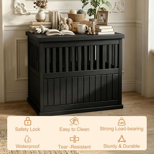 32 Inch Small Dog Crate Furniture, Indoor Dog Kennel, Puppy Pet House, view 5
