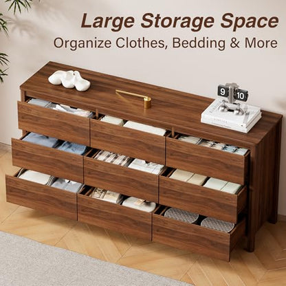 63" Mid-Century Modern Dresser for Bedroom, view 7