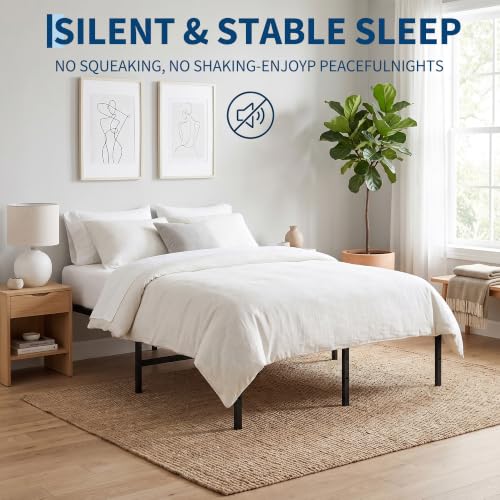 Heavy-Duty Metal Platform Bed Frame, view 4