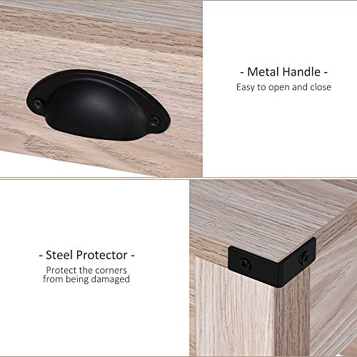 44 inch Home Office Computer Desk Table, Farmhouse, X-Frame, view 6