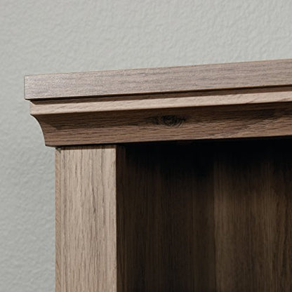 5 Tier Book Shelf Wooden Bookcase Multipurpose Bookshelf for Home Office, Living Room, in Salt Oak finish