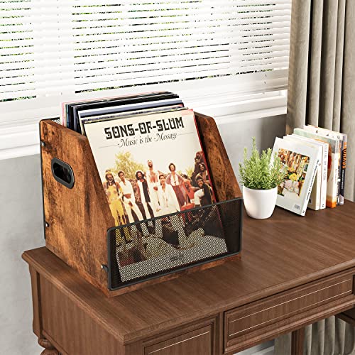 Vinyl Record Storage, Record Box Case Crate, Vinyl Record Album Holder, view 3
