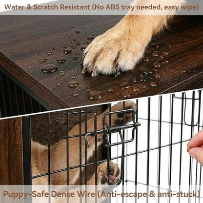 Furniture Style Dog Crate End Table for Small Medium Dogs, view 6