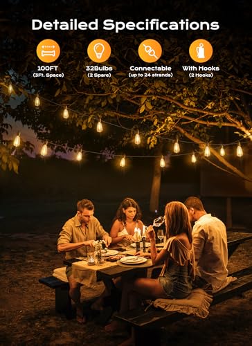 Outdoor String Lights Patio Lights, view 3