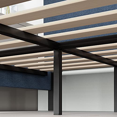 Zinus Omkaram Upholstered Platform Bed Frame, Mattress Foundation, view 7