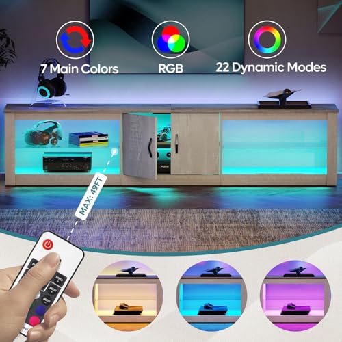 80 Inch TV Stand for 75/77/85/86 inch TVs, view 4
