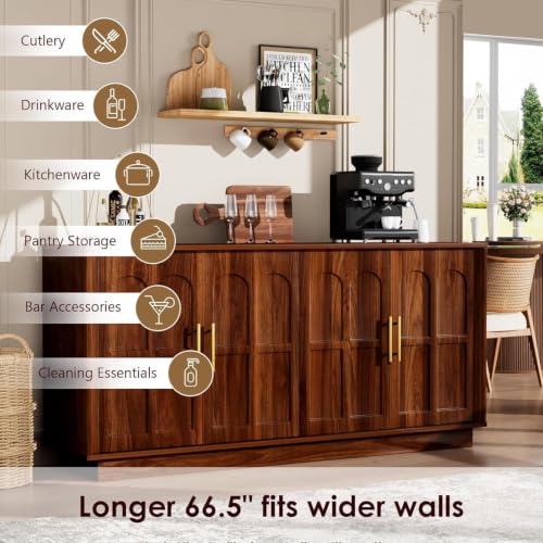 67'' Sideboard Buffet Cabinet with Storage, view 8