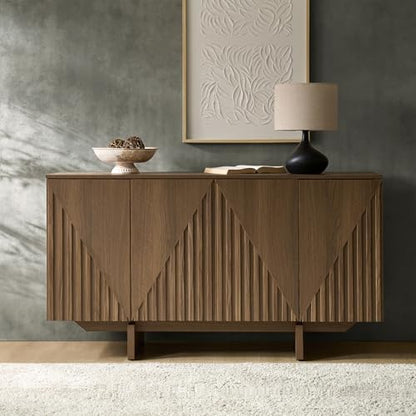Solid Wood Sideboard Buffet Cabinet, view 2