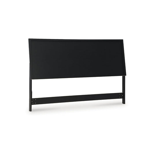 Danziar Modern Panel Headboard for Bedroom, Queen, Black