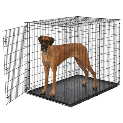 Solutions by Midwest 54-Inch Single Door Crate, Giant Breed Dogs, 100+ lbs, view 3