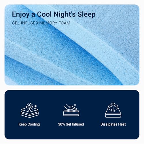 10 Inch Twin Size Gel Memory Foam Mattress in a Box, view 5