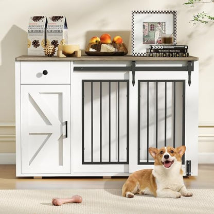 44" Dog Crate Furniture, Dog Kennel (44" Left Facing Door), view 7