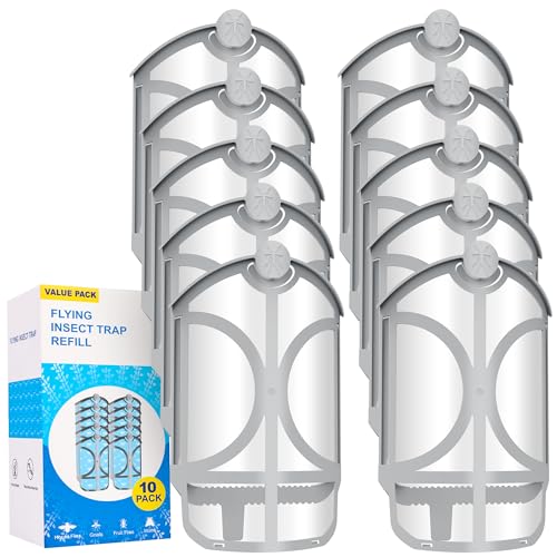 10 Pack Flying Trap Refills Compatible with Flying Insect Trap Refill, view 2