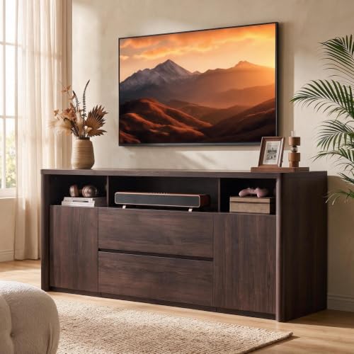 70” Mid Century Modern TV Stand for 75 inch TV, view 5