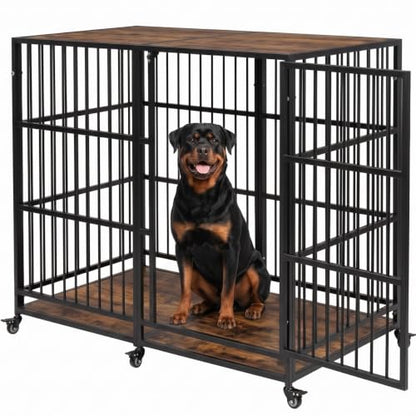BOLDBONE 54'' Dog Crate Furniture, Dog Kennel Indoor for Large/Giant Dogs, view 2