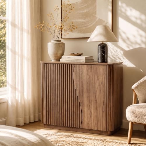 Simms 35" Sideboard Buffet Cabinet - Brown Walnut, view 6
