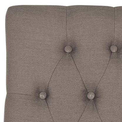 Safavieh Home Collection Norah Dark Taupe and Espresso Barstool (Set of 2)