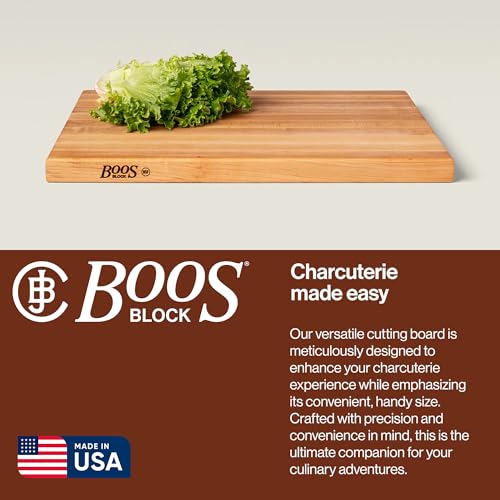 John Boos R-Board Series Rectangular Wooden Maple Cutting Board 24”x18” – 1.5”, view 6