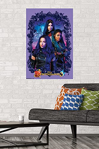 Disney Descendants 3 - Group Wall Poster, 22.375" x 34", Premium Unframed Version