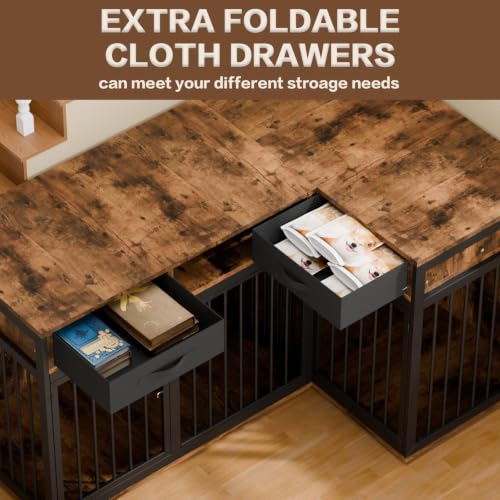 Corner Dog Crate Furniture, view 6