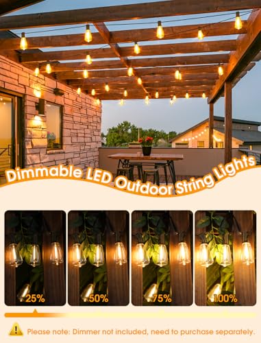 25FT Outdoor String Lights, view 3
