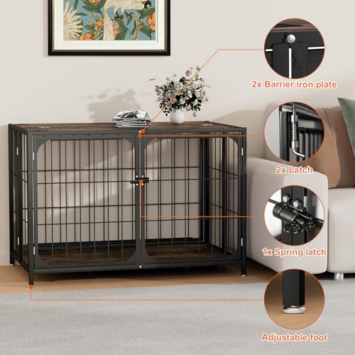 Dog Crate Furniture, XL Dog Crate Furniture for Large Medium Dogs, view 5