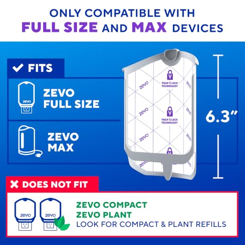 Zevo Flying Insect Trap Refill Cartridges for Fruit Flies & Gnats, 4 Count, view 3