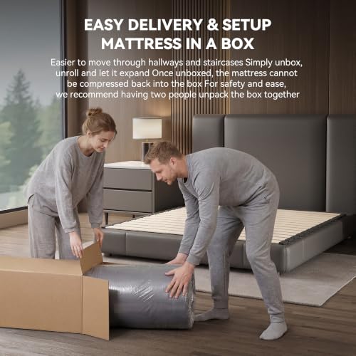 Mattress Queen Size, 12 Inch Queen Hybrid Mattress in a Box, view 7