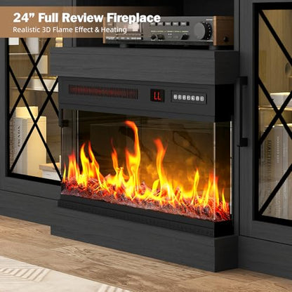 59'' Fireplace TV Stand, view 4
