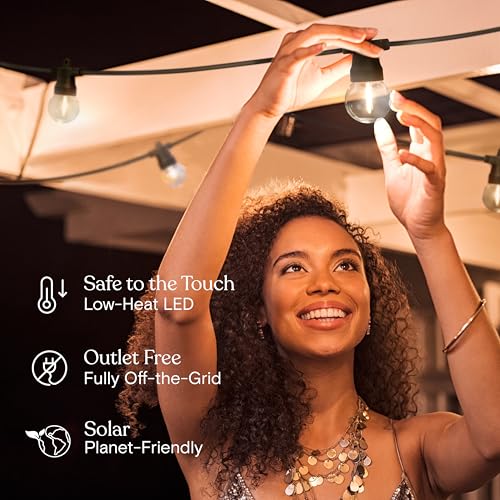 Ambience Pro Solar Powered Outdoor String Lights, view 7