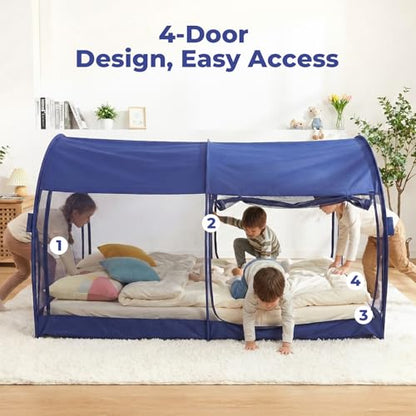 ® Bed Tent Dream Tent Bed Canopy Shelter Cabin Sleeping Tent Indoor Bed Curtain, view 7
