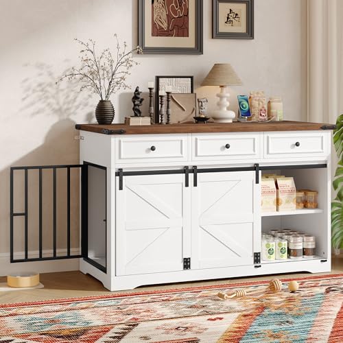 55.1" Furniture Dog Crate Large Dog, view 8