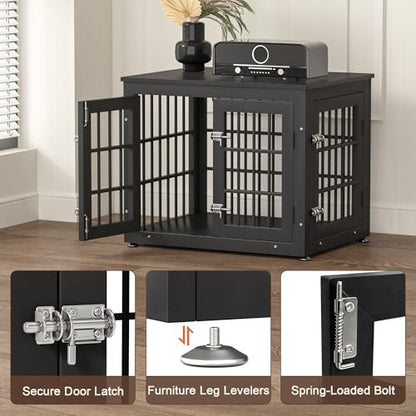 26" Heavy Duty Dog Crate Furniture for Small Dogs, view 5