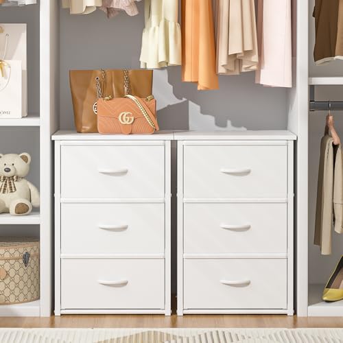 2-Pack Stackable Storage Drawers (6 Drawers Total), view 2