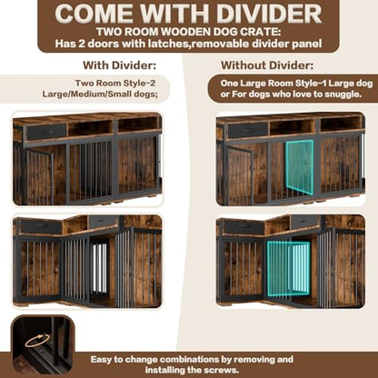 Corner Dog Crate Furniture, view 5