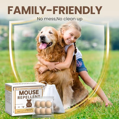 Rodent Repellent 48 Balls, Mouse Repellent Indoor & Outdoor, view 6