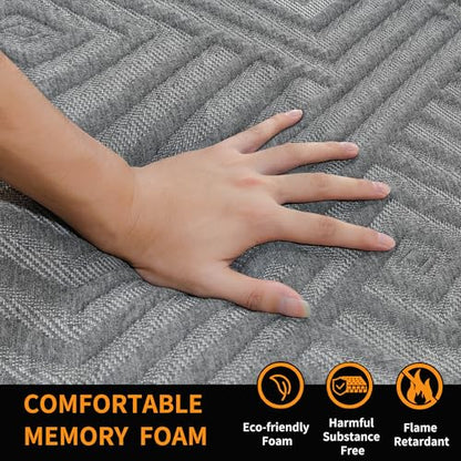 Queen Mattress for Back Pain & Pressure Relief, 14” Gel Memory Foam, view 7