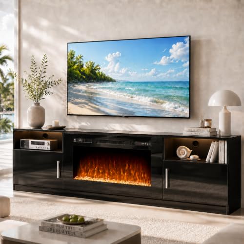 70" Fireplace TV Stand for TVs Up to 80", view 2