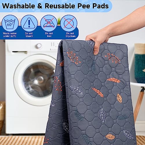Washable Pee Pads for Dogs, Reusable Puppy Pads for Dog Playpen 2PC, view 4