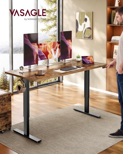 Standing Desk, 63x28 Inch Electric Adjustable Desk, 30-Min Assembly, view 3