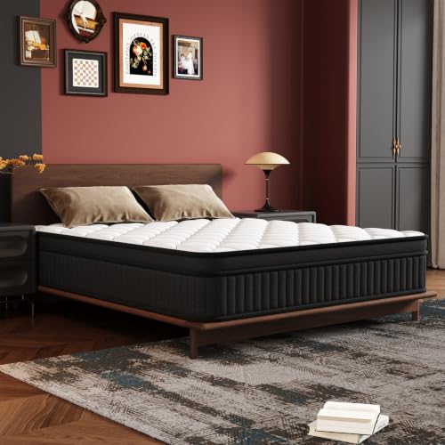 Full Size Mattress，12 Inch Hybrid Full Mattress in a Box, view 4