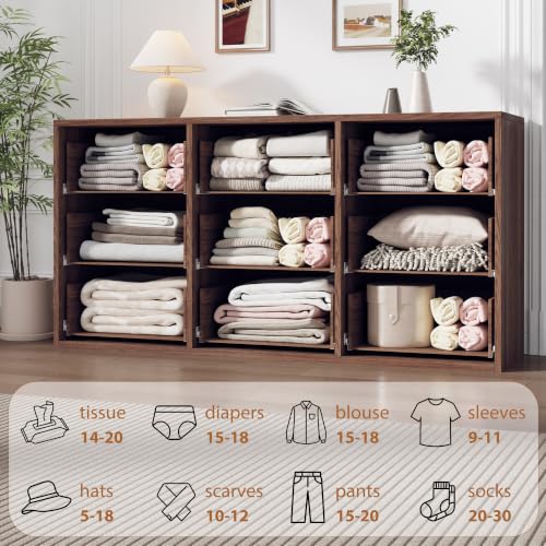 9 Drawer Dresser for Bedroom, view 7