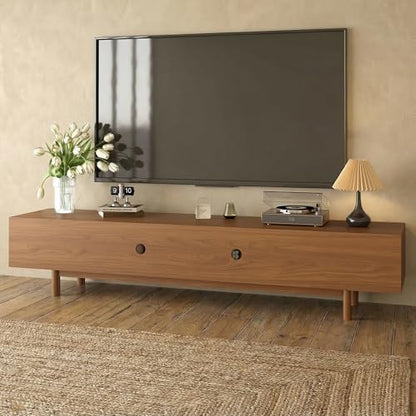 78.7" Mid-Century Modern TV Stand Fully Assembled Media Console, view 6