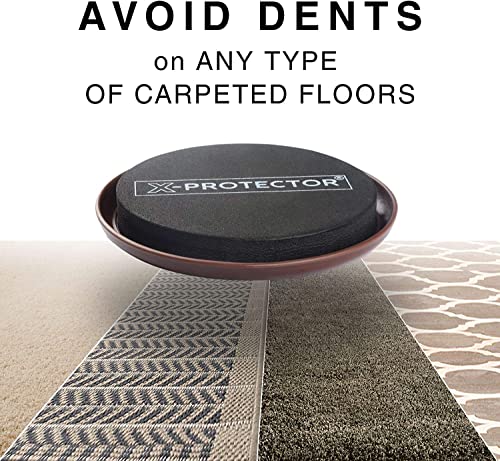 Furniture Sliders for Carpet 8 PCS Best Heavy Moving Pads 4 3/4" - Sliders for Furniture. Move Your Furniture Easy with Reusable Furniture Movers Sliders for Carpets!