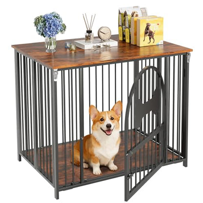 Dog Crate Furniture, No Assembly Heavy Duty Dog Kennel Indoor for Medium Dogs, view 2