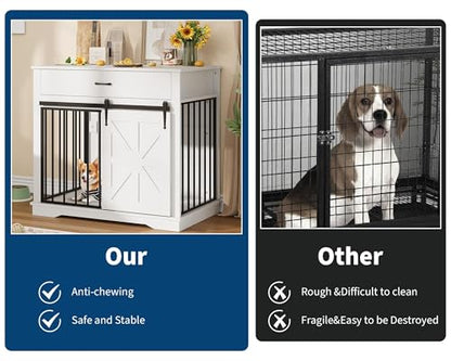 37.8" W Dog Crate Furniture for Small/Medium Dogs, view 8