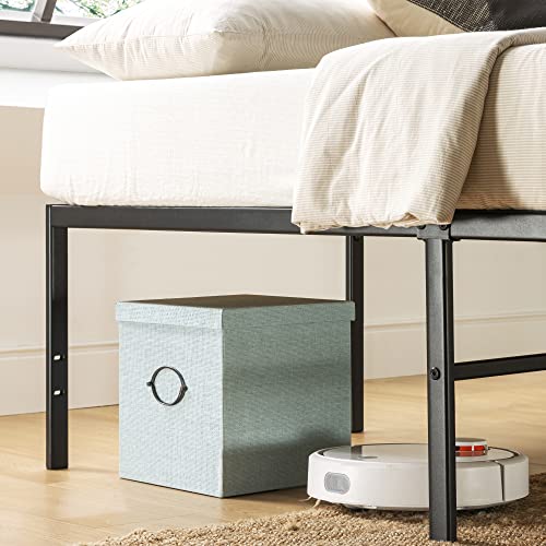 King Size Black Metal Bed Frame with 18 Inch Style, view 6