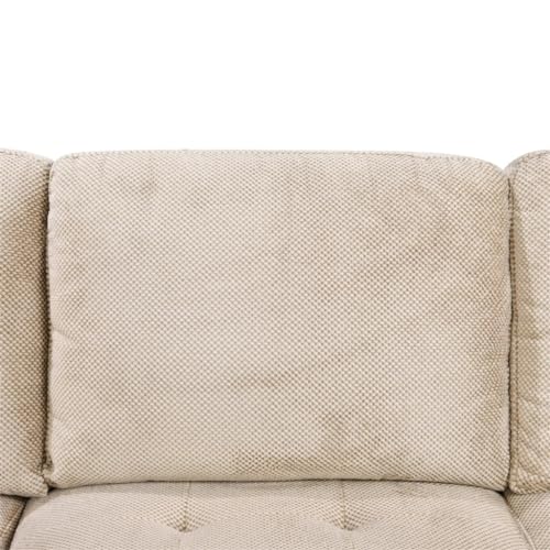 123" Oversized Sectional Sofa with Storage Chaise, U Shaped Sectional Couch for Large Space Dorm Apartment.